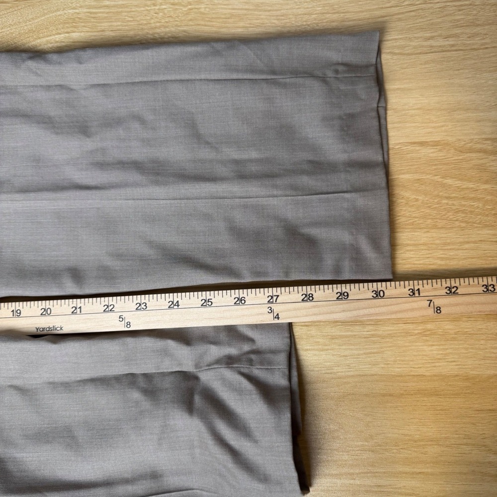 Jos. A. Bank Traveler Tailored Fit Tan Wool Dress Pants 34W x 32L RN31608 - Picture 8 of 8
